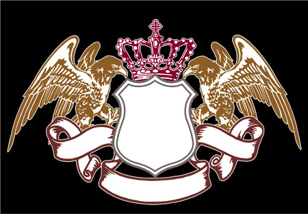 emblem of eagleのイラスト素材