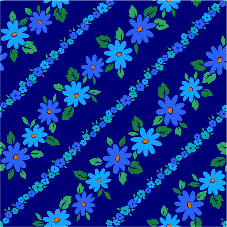 Floral design seamlesslyのイラスト素材