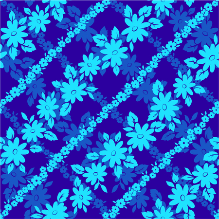 Floral design seamlesslyのイラスト素材