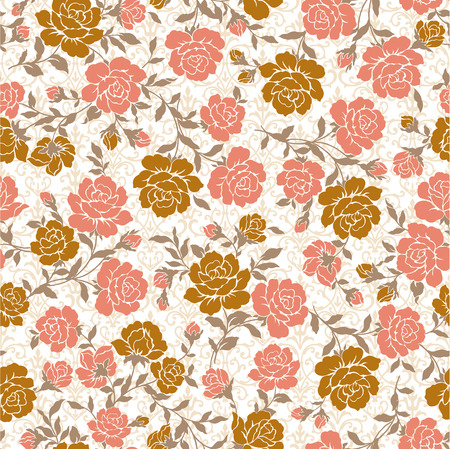 pattern of the rose のイラスト素材