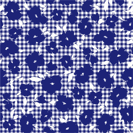 Seamless floral designのイラスト素材