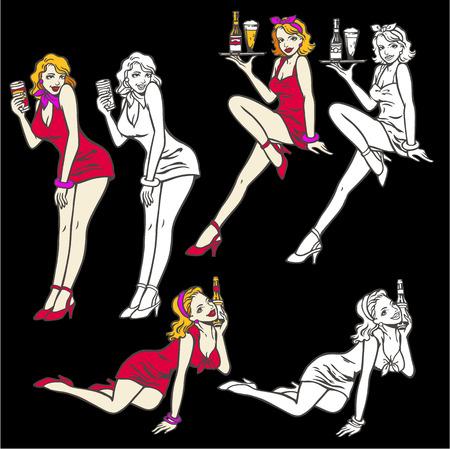 young womanのイラスト素材