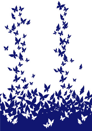 pattern of butterflyのイラスト素材