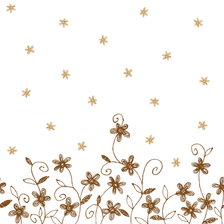 flower patternのイラスト素材