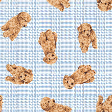 Pattern of dogの写真素材