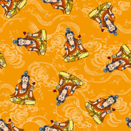 Buddhist  patternのイラスト素材