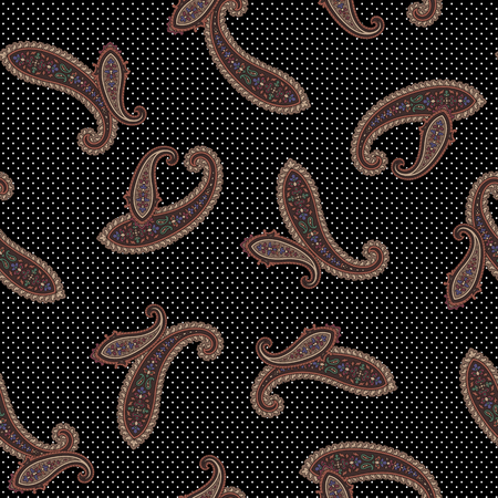 pattern paisleyのイラスト素材