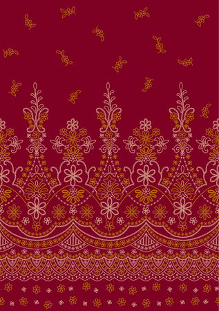 ornament patternのイラスト素材