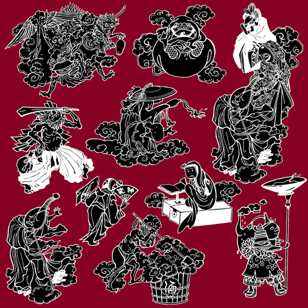 Ghost illustrationのイラスト素材