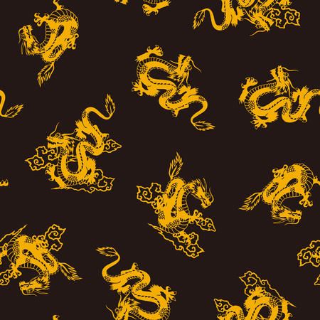 dragon patternのイラスト素材