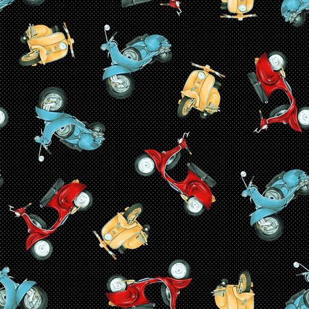 pattern motorcycleの写真素材