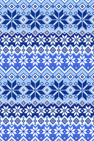 Nordic tradition patternのイラスト素材