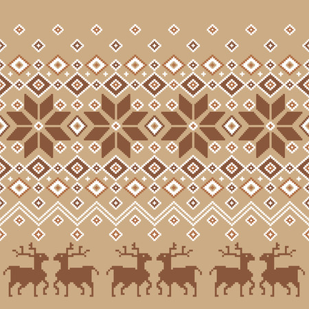 Nordic tradition patternのイラスト素材