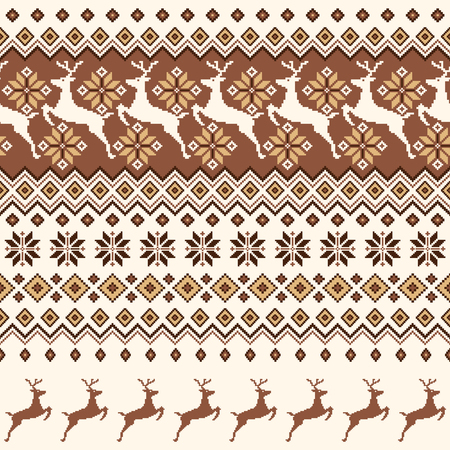 Nordic tradition patternのイラスト素材