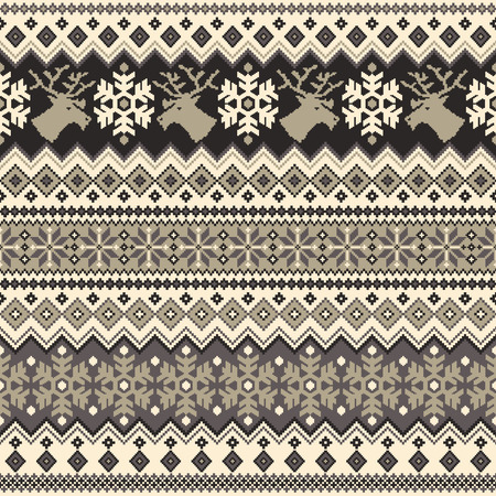 Nordic tradition patternのイラスト素材