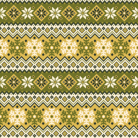 Nordic tradition patternのイラスト素材