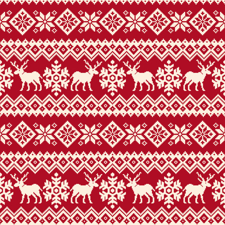 Nordic tradition patternのイラスト素材