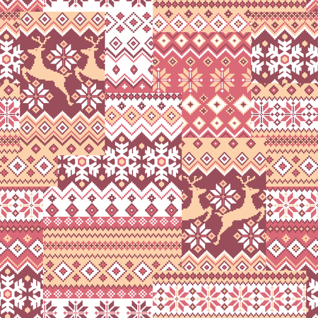 Nordic tradition patternのイラスト素材