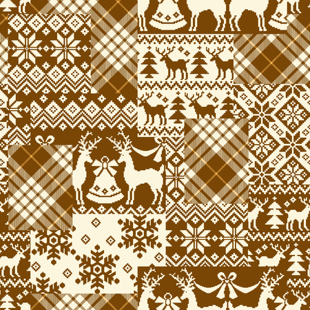 Nordic tradition patternのイラスト素材