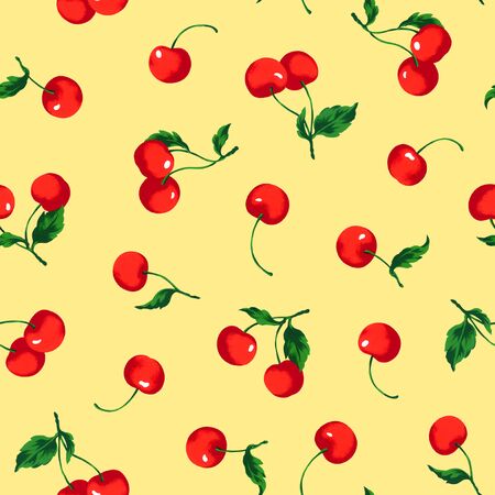 Pattern of the cherryの写真素材