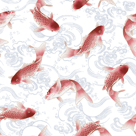 carp patternの写真素材