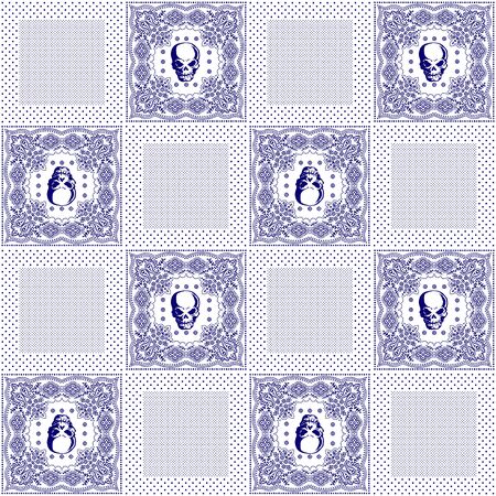 Bandanna pattern designのイラスト素材