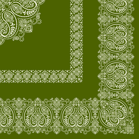 Scarf ornament designのイラスト素材