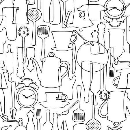 the pattern of tableware,のイラスト素材