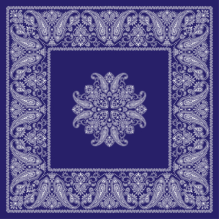 Scarf ornament designのイラスト素材