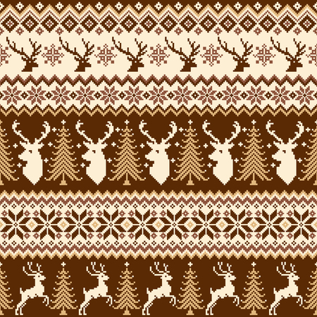Nordic pattern illustration.のイラスト素材