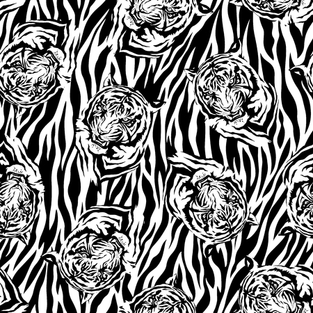 Pattern of the tigerのイラスト素材