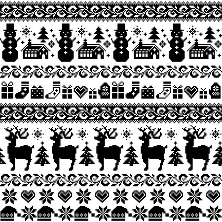 Nordic pattern illustrationのイラスト素材