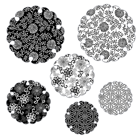 Oriental ornament illustration,のイラスト素材