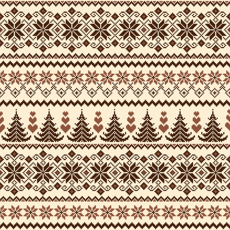 Nordic pattern illustration.のイラスト素材