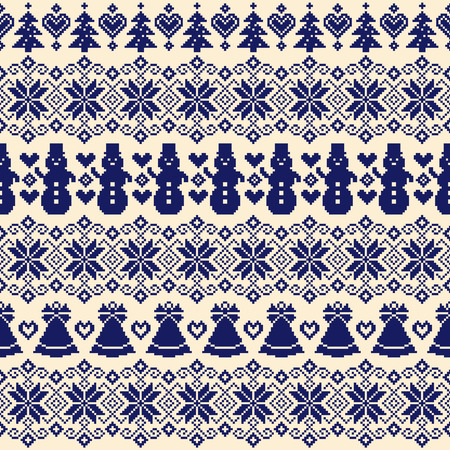 Nordic pattern illustration.のイラスト素材