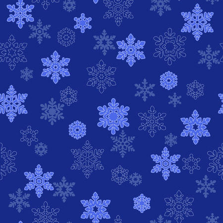 Snowy crystal pattern,のイラスト素材