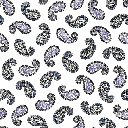 Paisley seamless patternのイラスト素材