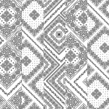 Bandana ornament patternのイラスト素材