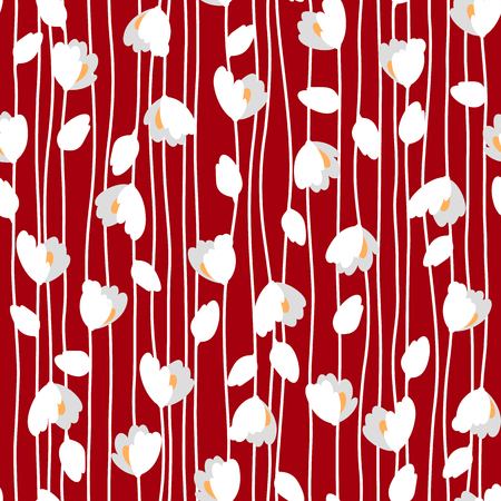 Abstract flower pattern.のイラスト素材