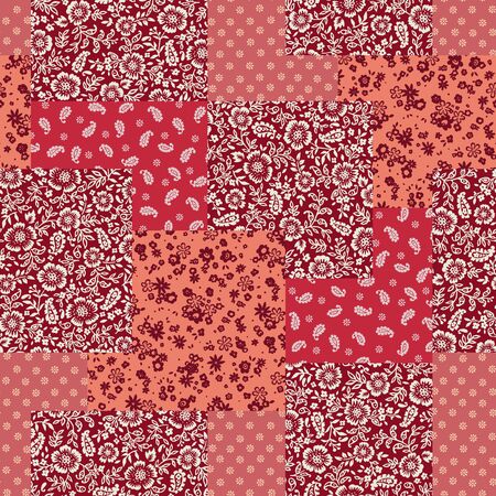 The seamless chintz design that is beautiful at irregularity,のイラスト素材