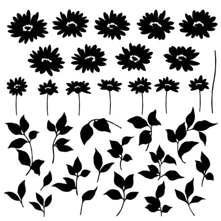 Vector illustration material of a beautiful flowerのイラスト素材