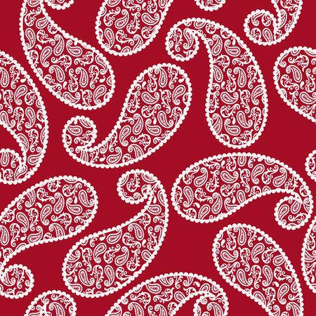 Seamless pattern of a pretty paisley design,のイラスト素材