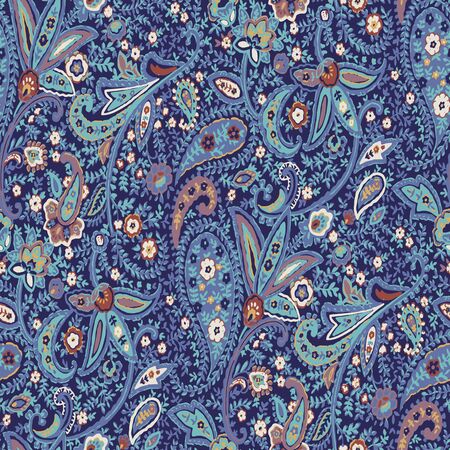 The seamless printed cotton design that is beautiful with exotic,のイラスト素材