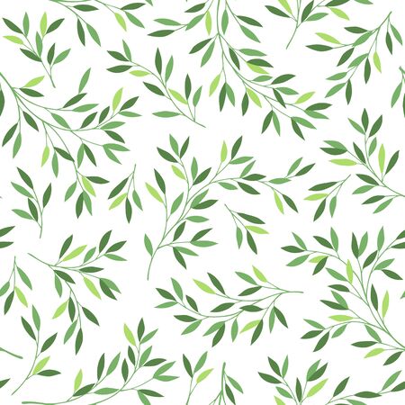 Seamless pattern of a leaf designed simply,のイラスト素材