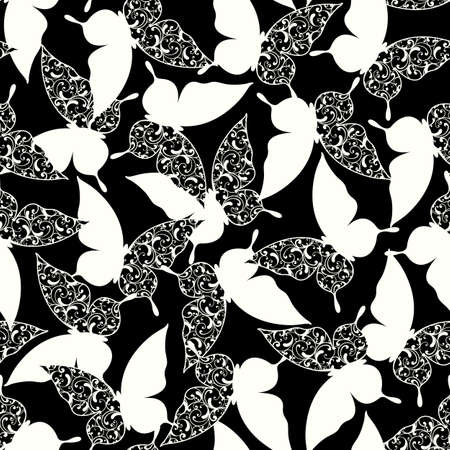 Pattern seamless in an ornament of the form of the butterfly,
I made an ornament with the form of the butterfly,のイラスト素材