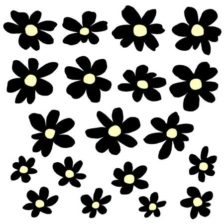 Flower vector illustration material abstract beautifully,I designed a flower abstractly,
I worked in vectors,のイラスト素材