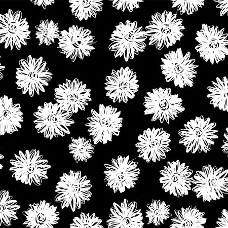 Abstract floral pattern perfect for textile design,のイラスト素材