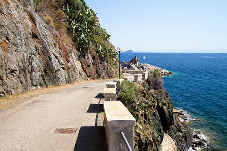 this road is called 'the path of love'の写真素材