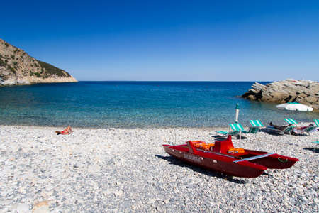 these are some beauty coastline on Elba islandの写真素材