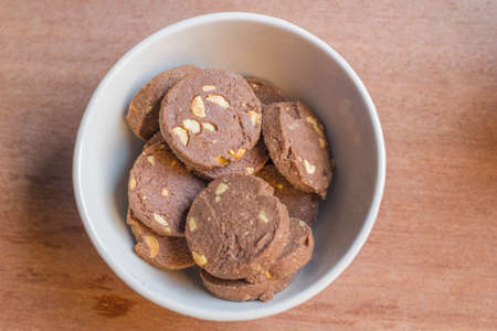 Chocolate cookies in a cup